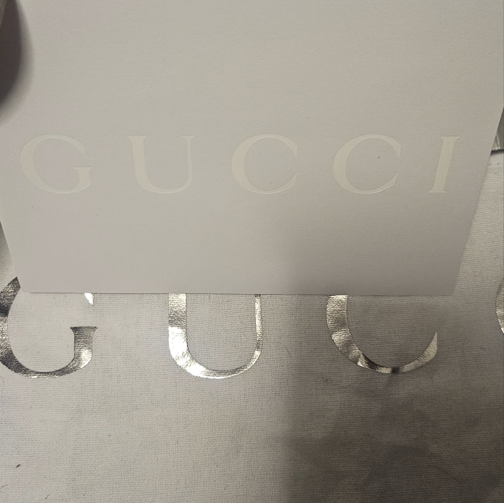 GUCCI dustbag tote w/,gucci card - Picture 2 of 3